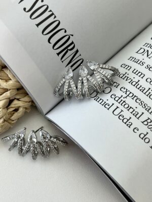 Ear Cuff Zircônia