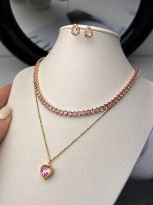 Choker Rosa